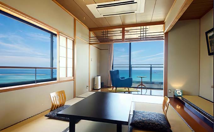 浅茂川浦島温泉 シーサイド佐竹 オーシャンビュー客室画像