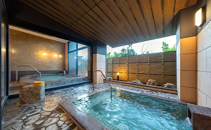 浅茂川浦島温泉 シーサイド佐竹 露天風呂画像