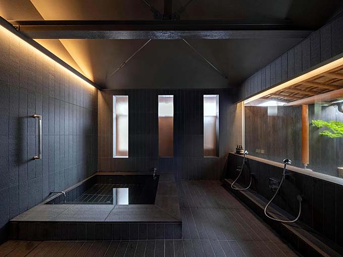 桃山温泉 宿泊者専用の露天風呂画像