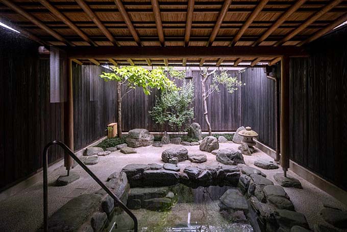 桃山温泉 宿泊者専用の露天風呂画像