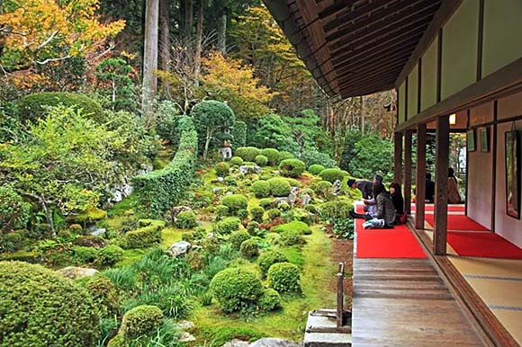 京都 大原 三千院 庭園画像