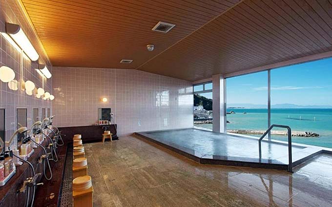伊勢二見温泉 蘇民の湯  ホテル晴海 展望露天風呂画像