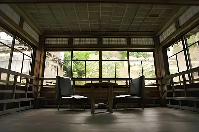 青根温泉 湯元不忘閣 旧館テラス画像