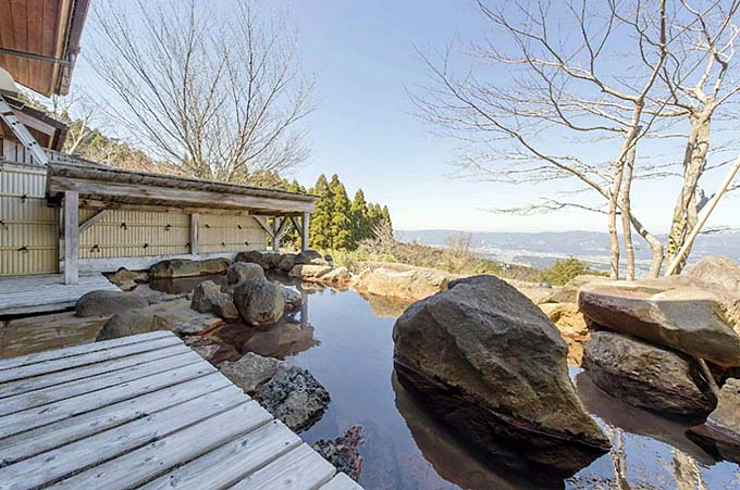 白鳥温泉 上湯 露天風呂画像