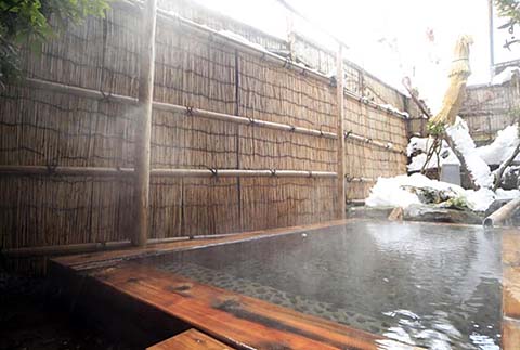 安代温泉和の宿ますや露天風呂画像