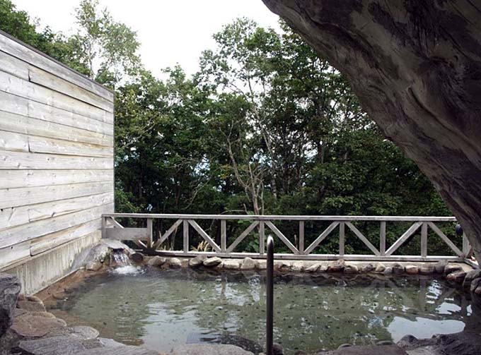 倉本温泉 ホテルシルクイン斑尾 洞窟露天風呂画像