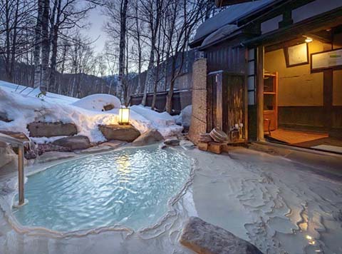 白骨温泉 小梨の湯 笹屋 露天風呂画像