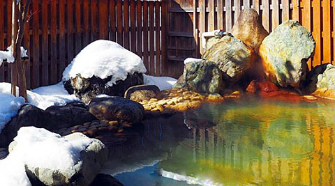 元湯栂の森露天風呂画像