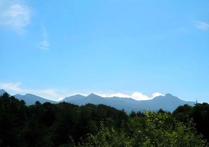 八ヶ岳連峰遠景画像