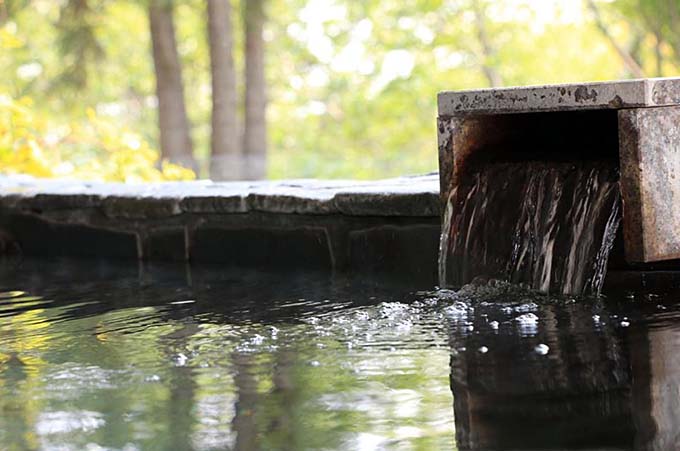 海望の湯 対馬グランドホテル 温泉湯口画像