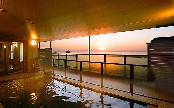 島原温泉 HOTELシーサイド島原 絶景露天風呂画像