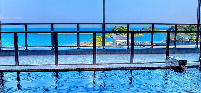 島原温泉 HOTELシーサイド島原 絶景露天風呂画像