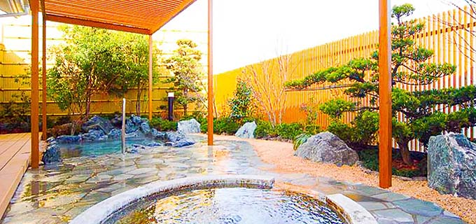 島原温泉 HOTELシーサイド島原 露天風呂画像