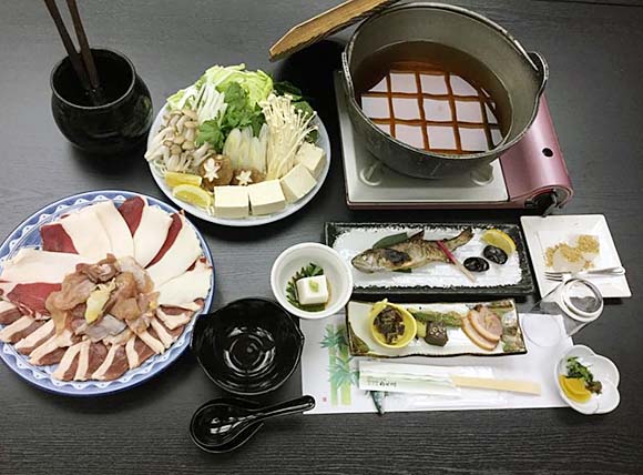 野迫川温泉 ホテルのせ川 料理イメージ画像