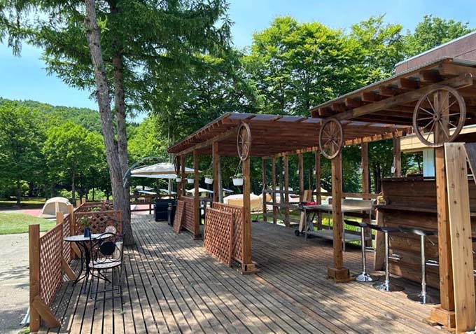 浅草岳温泉 浅草山荘 バーベキュー場画像