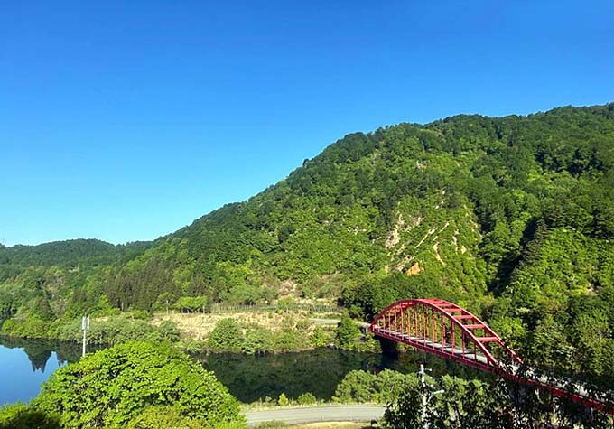 浅草岳温泉 浅草山荘 宿前風景画像