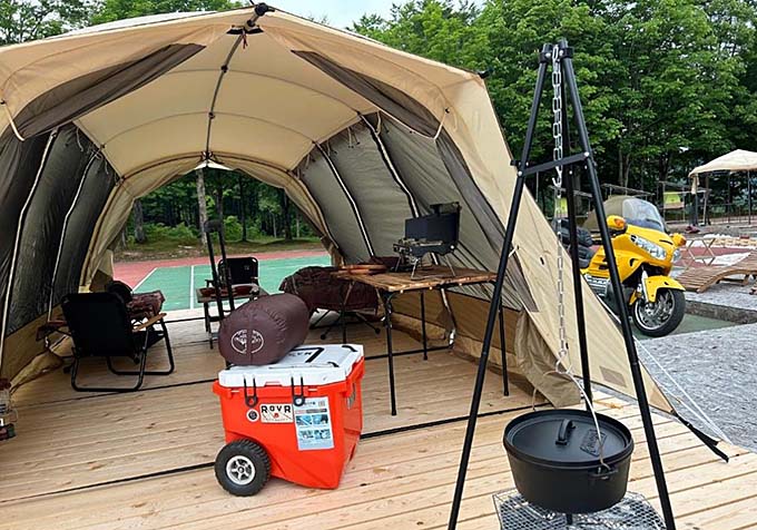 浅草岳温泉 浅草山荘 キャンプ場画像