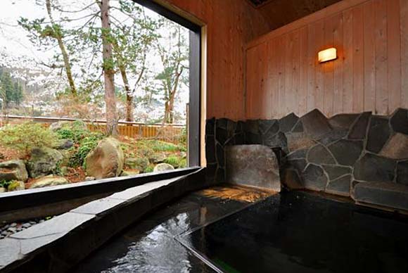 越後田中温泉 しなの荘 大浴場画像