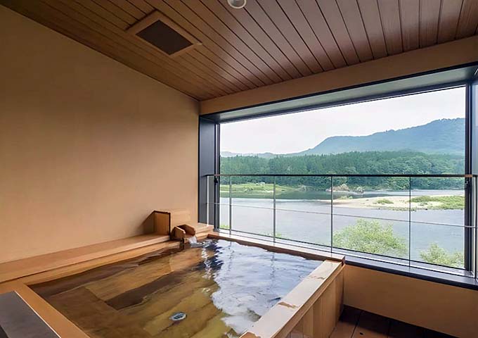 麒麟山温泉 雪つばきの宿 古澤屋 客室専用風呂画像