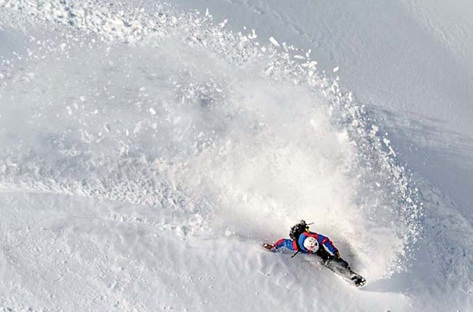 石打丸山スキー場 スノーボード画像