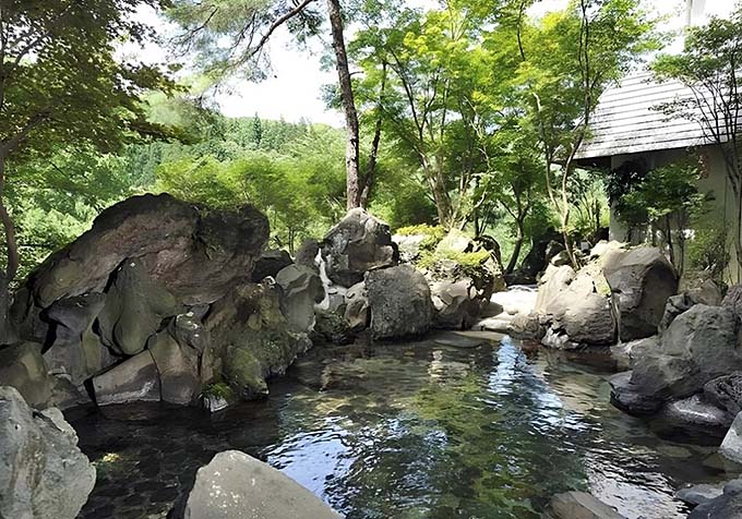 湯之谷温泉郷 大湯温泉 ホテル湯元 露天風呂画像