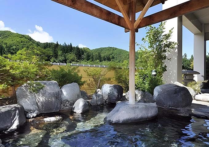 湯之谷温泉郷 大湯温泉 ホテル湯元 露天風呂画像