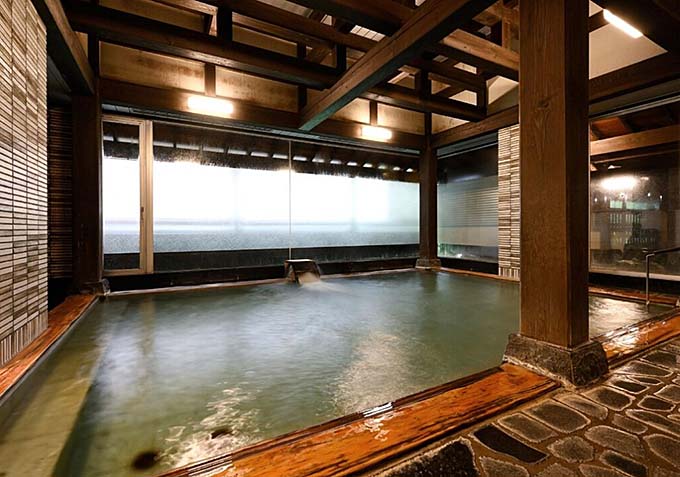 湯之谷温泉郷 大湯温泉 源泉湯の宿かいり 内風呂画像