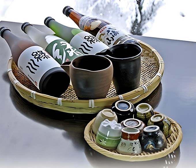 湯之谷温泉郷 大湯温泉 源泉湯の宿かいり 地酒画像