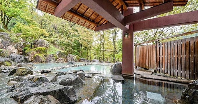 湯之谷温泉郷 折立温泉 ホテルゆのたに荘 露天風呂画像