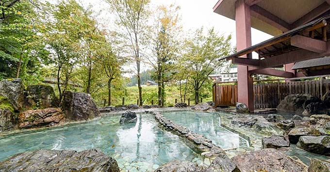 湯之谷温泉郷 折立温泉 ホテルゆのたに荘 露天風呂画像