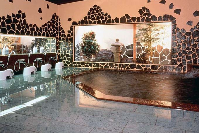佐渡加茂湖温泉 湖畔の宿 吉田家 大浴場画像