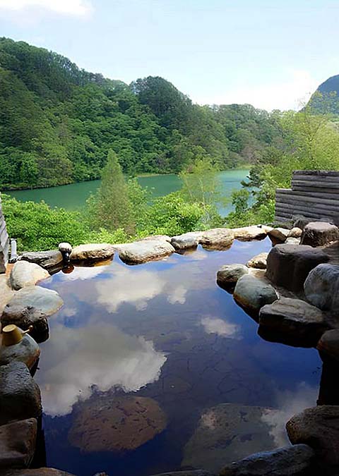 角神温泉 ホテル角神 露天風呂画像