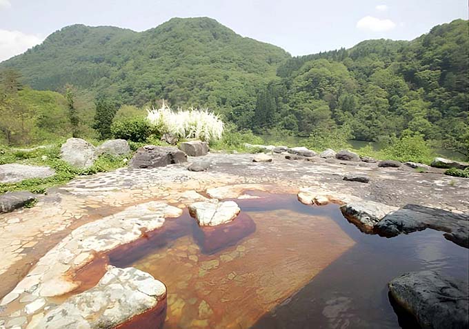 角神温泉 ホテル角神 露天風呂画像
