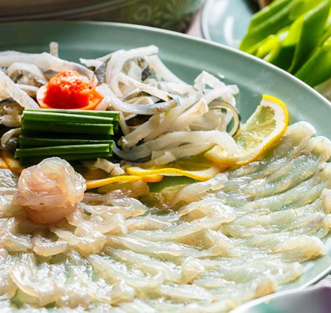 宇佐温泉 グッドステイみずほ ふぐ刺し画像