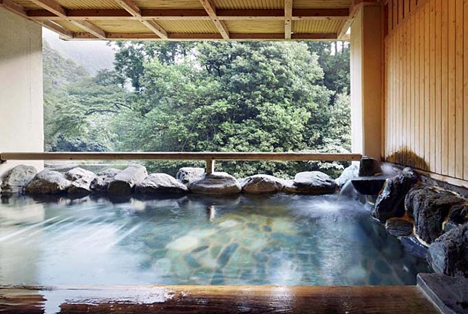 犬鳴山温泉 不動口館 露天風呂画像