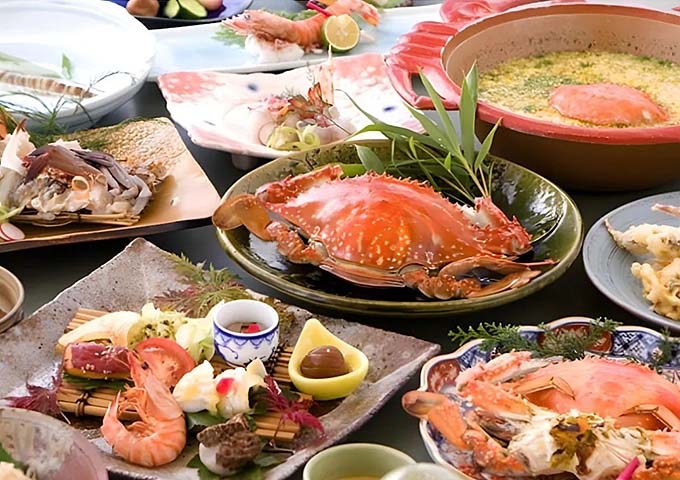 たら竹崎温泉 海上館 竹崎カニ料理イメージ画像