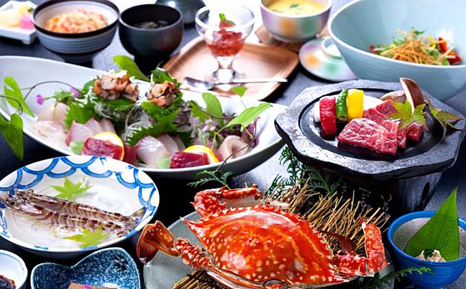 たら竹崎温泉 蟹御殿 竹崎カニ料理イメージ画像