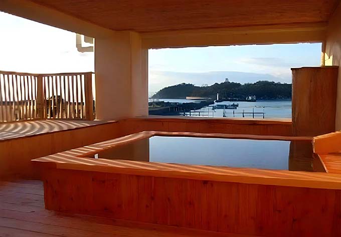 たら竹崎温泉 鶴荘 展望露天風呂画像