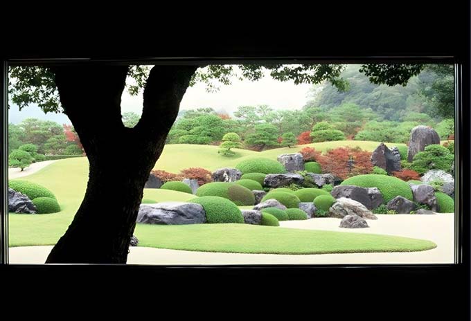 足立美術館 庭園画像