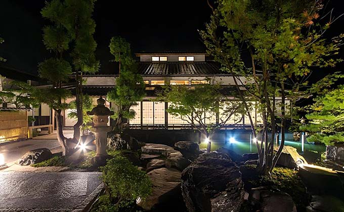 さぎの湯温泉 さぎの湯荘  夜景画像