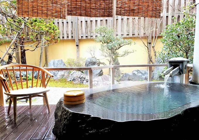 さぎの湯温泉 さぎの湯荘  貸し切り露天風呂画像