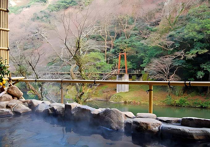 立久恵峡温泉 出雲の隠れ宿 八光園 展望露天風呂画像