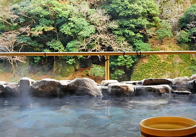 立久恵峡温泉 出雲の隠れ宿 八光園 展望露天風呂画像
