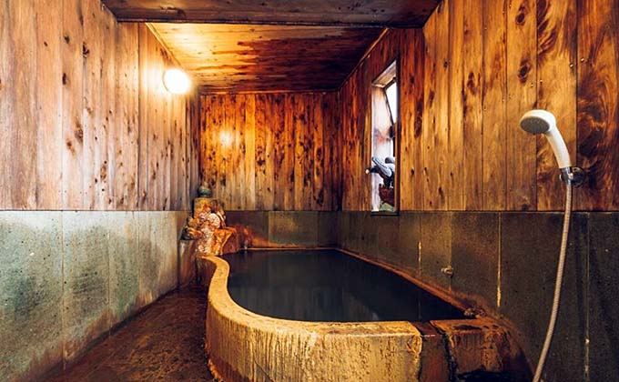 温泉津温泉 旅館ますや 内湯画像