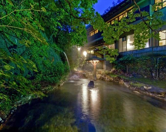 大丸温泉 大丸温泉旅館 露天風呂（混浴）画像