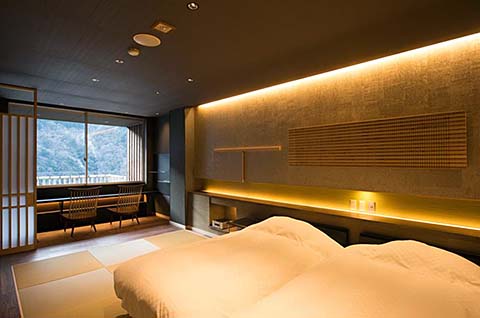 ホテル祖谷温泉露天風呂付き特別室画像