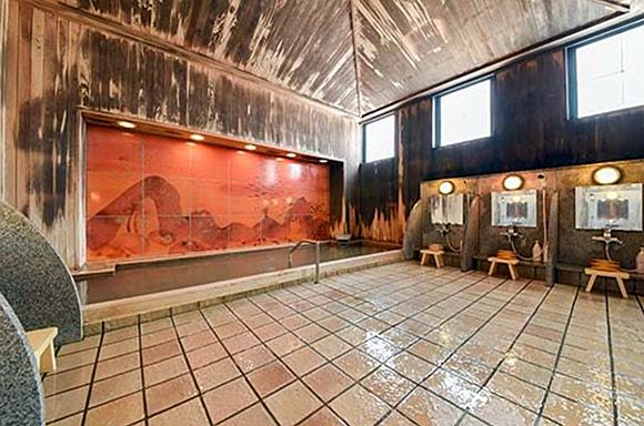 宍喰温泉 HOTEL RIVIERA ししくい ひのき風呂画像