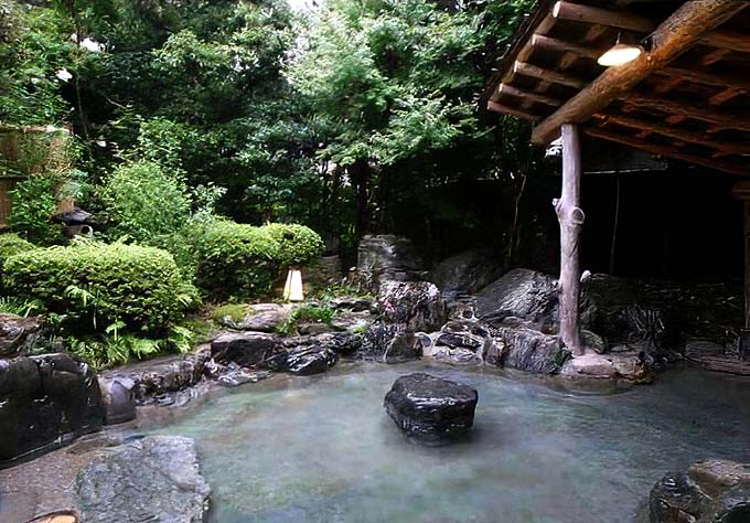 岩井温泉 浪漫伝承の宿 明石家 露天風呂画像