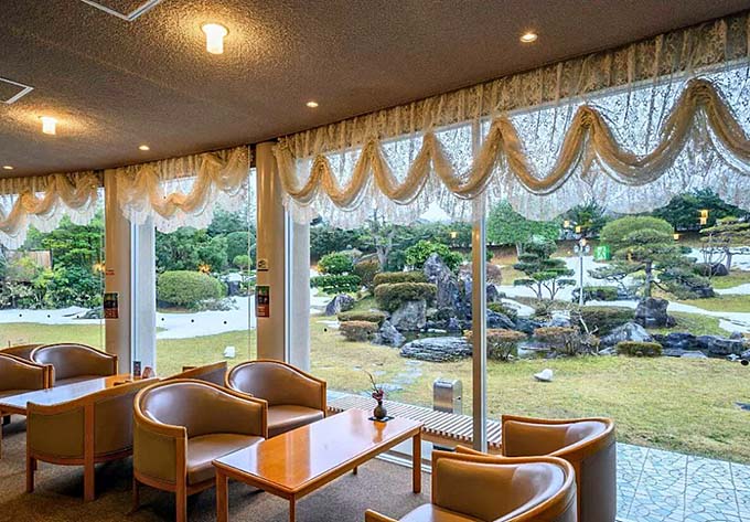 鹿野温泉 国民宿舎 山紫苑 ロビーラウンジ画像