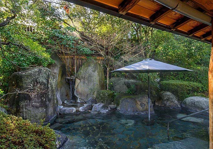 鹿野温泉 国民宿舎 山紫苑 露天風呂画像